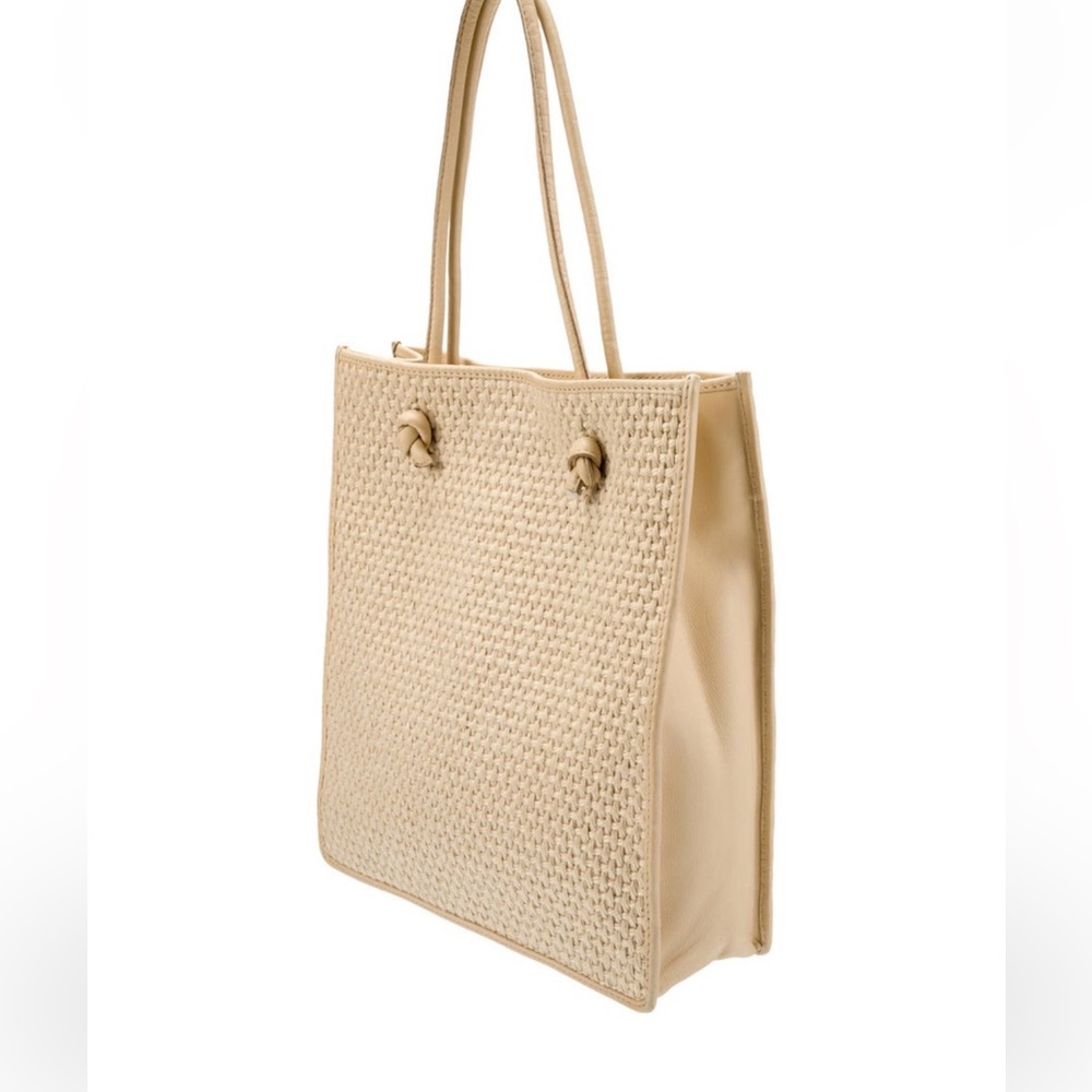 Vintage Bottega Veneta Raffia Woven Tote - Picture 2 of 3